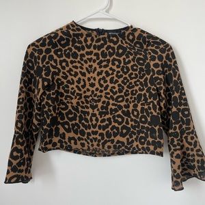 Cheetah crop top